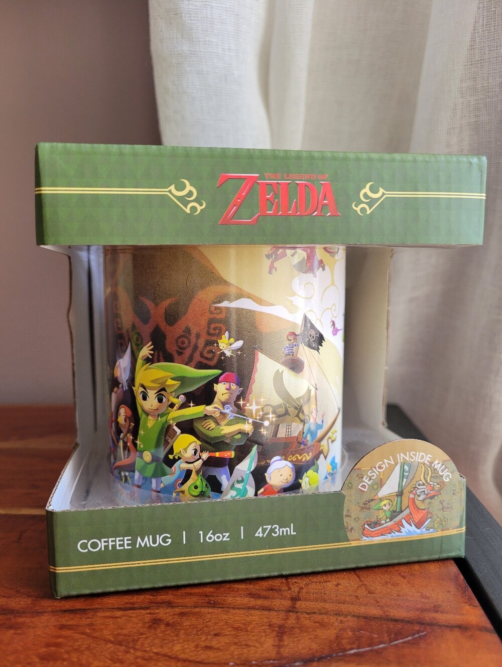 The Legend of Zelda Coffee Mug Graphic Design Interior Print Ceramic 16oz Rare